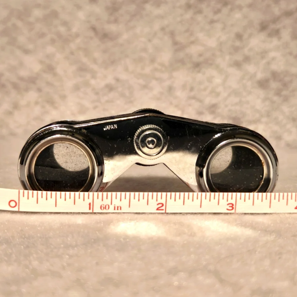 VTG Japan Selsi Everbrite Retractable Opera Glasses/Pocket Binoculars, Stamped - Picture 8 of 8